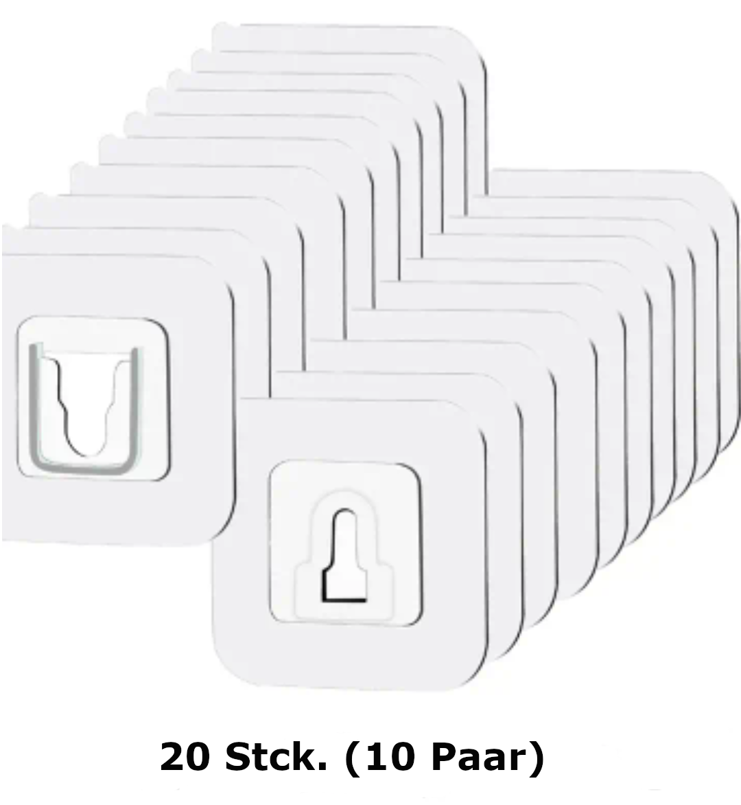 Klebehaken Klebepads Wandhaken selbstklebende Haken ohne Bohren