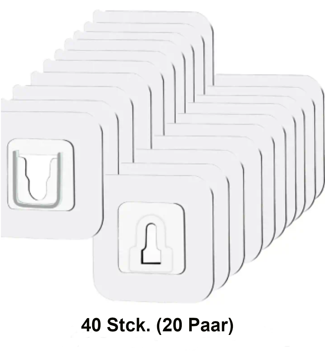 Klebehaken Klebepads Wandhaken selbstklebende Haken ohne Bohren